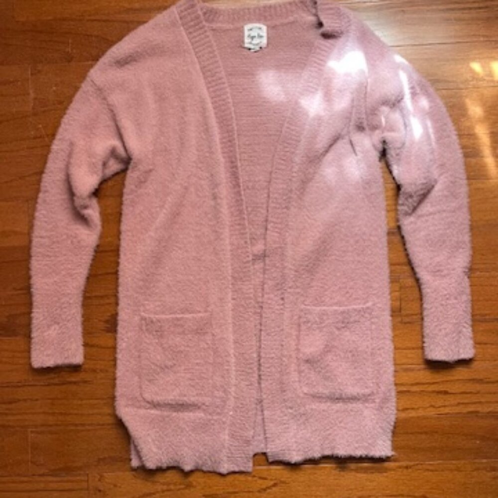 Hippie Rose Plush Duster Sweater - Picture 2 of 14